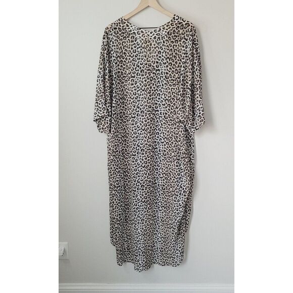 Notes Du Nord Animal Printed V-Neck Cover Up Size L/XL - Picture 8 of 8